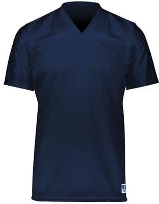 Russell Athletic R0593B Youth Solid Flag Football Jersey T-Shirt in Navy Blue size Large   Polyester