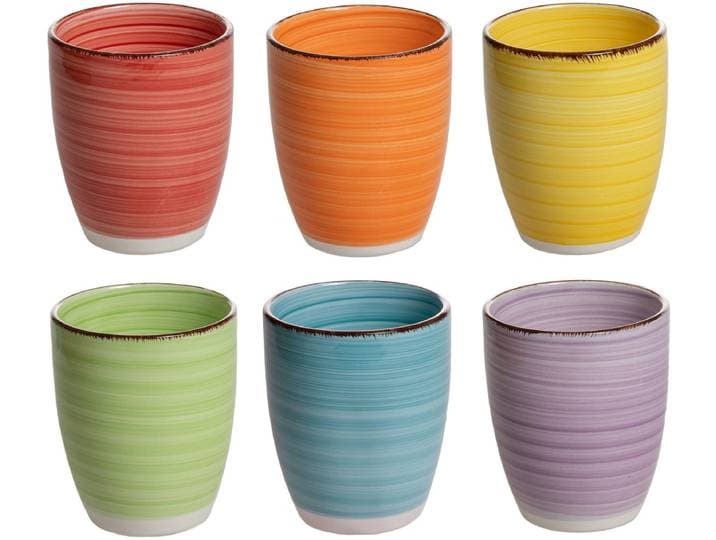 Studio Tavola Bekers Sunny Summer 350 ml - 6 stuks