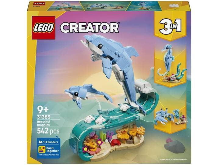 LEGO Créator Animaux Marins les Beaux Dauphins 31385 LEGO