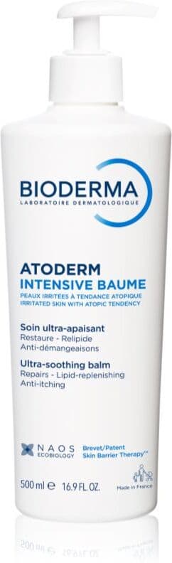 Bioderma Atoderm Intensive Baume intensiver beruhigender Balsam für sehr trockene, empfindliche und atopische Haut 500 ml