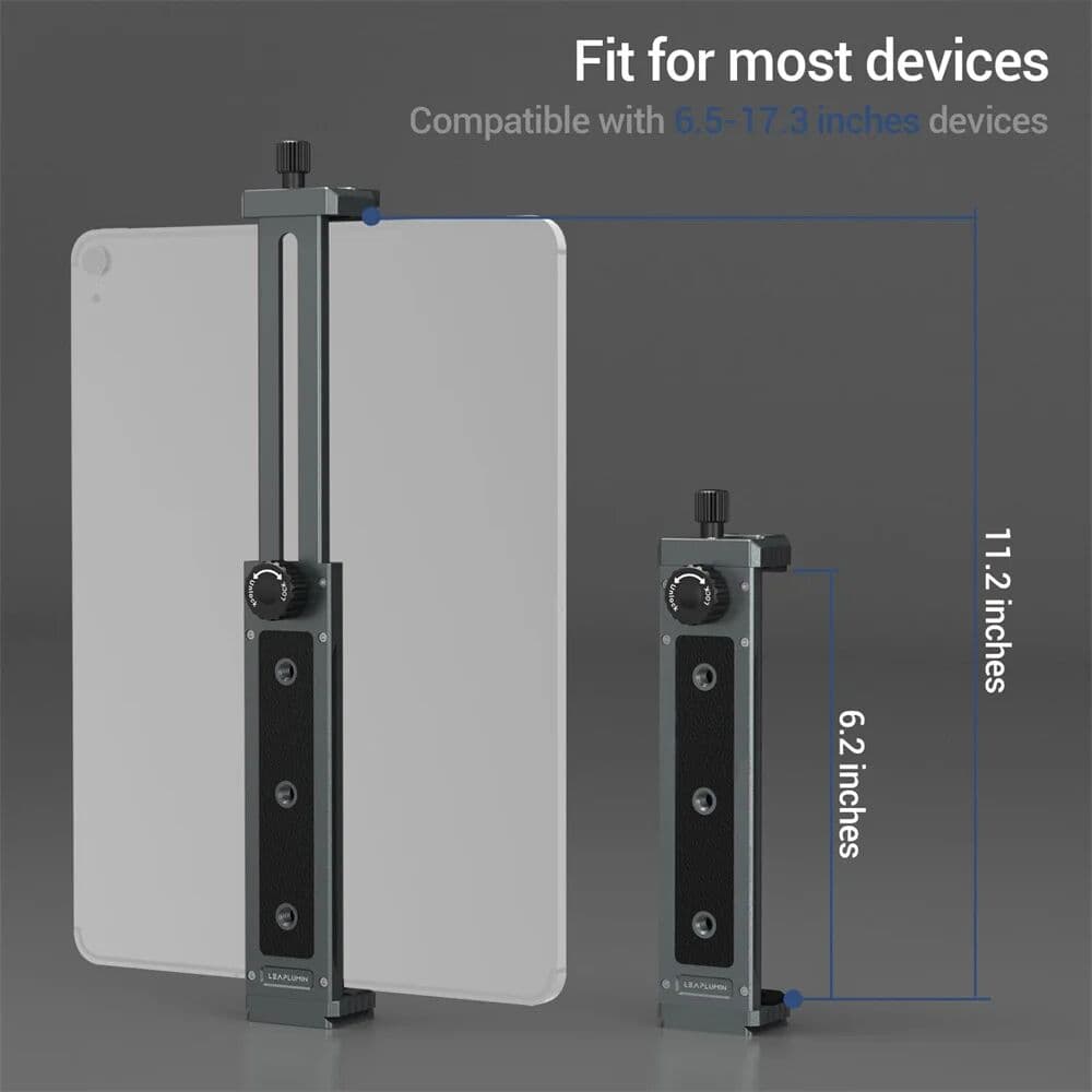 NONE LEAPLIGHT Aluminum Tripod Mount Adapter for iPad Tablet Tripod Mount w 1/4 Screw Tripod Mount for 4.7