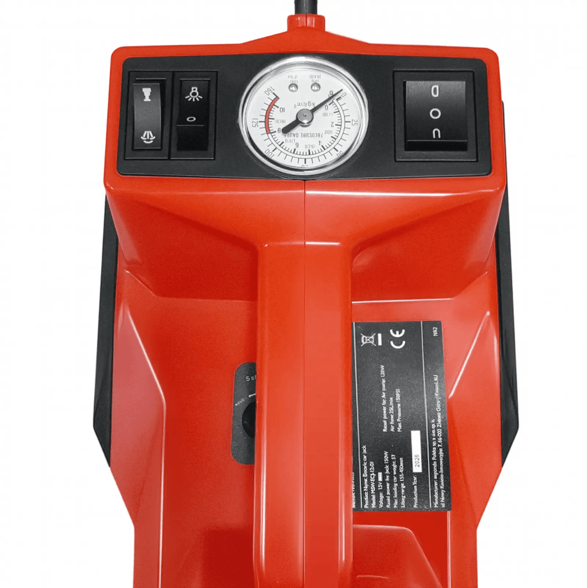 MSW Elektrický zvedák na auta - 12 V - 5 t - sada na výměnu kol - multifunkční MSW-ECJ-12-01