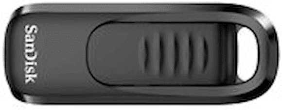 SanDisk Ultra Slider - USB flash-enhet - 64 GB - USB-C 3.2 Gen 1
