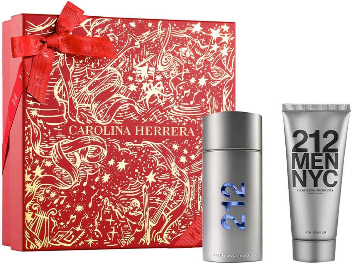 CAROLINA HERRERA 212 Men NYC 100ml Eau De Toilette Gift Set