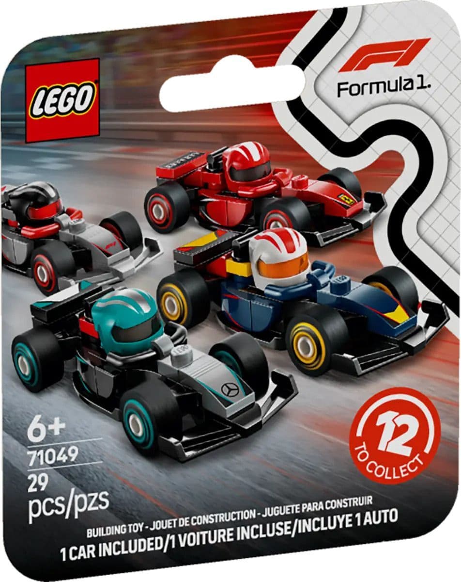 Lego Minifiguuri - F1 Collectible Race Cars