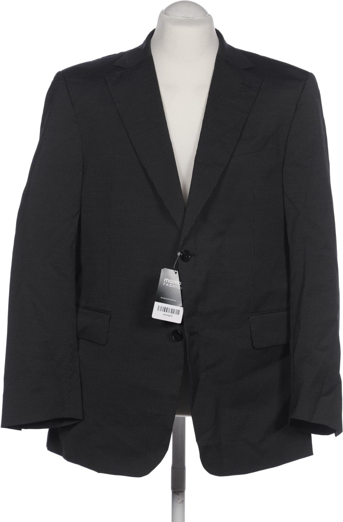 Carl Gross Herren Sakko, Schwarz, Kurz-Gr. EU 26, Schurwolle / Viskose - Second Hand
