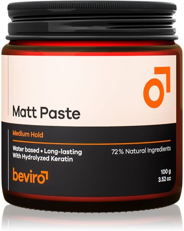 Beviro Matt Paste Medium Hold pâte pour cheveux Matt 100 ml