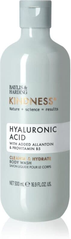 Baylis & Harding Kindness+ Hyaluronic Acid ενυδατικό τζελ ντους αρώματα Pear & Neroli 500 ml