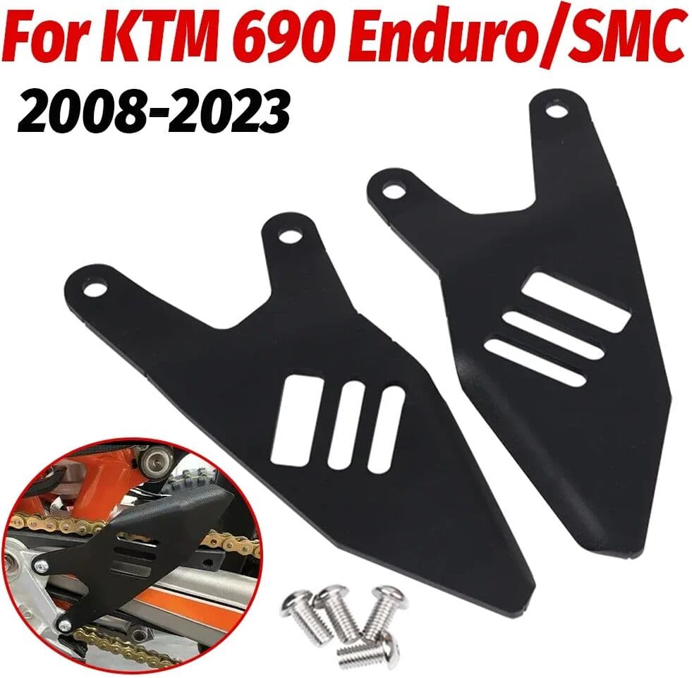 NONE Footrest Rear Heel Guard Cover Luggage Rack-less Bags Strap Mounting Bracket For KTM 690 Enduro 690 SMC R 690R Accessories