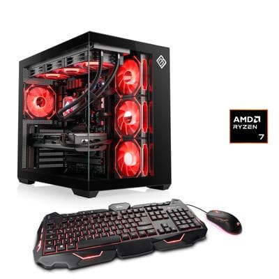 CSL PC "Vitrum Advanced V24521", schwarz, Microsoft Windows 11 Home (64 Bit), NVIDIA GeForce RTX 5060, 32 GB RAM 1.000 GB SSD, Desktop-PCs, PC
