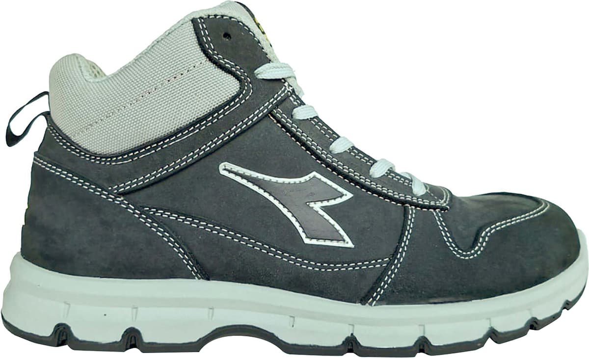 Diadora SCARPA ANTINFORTUNISTICA 39  RUN ALTA CLASSE S3S FO SR NABUK GRIGIA