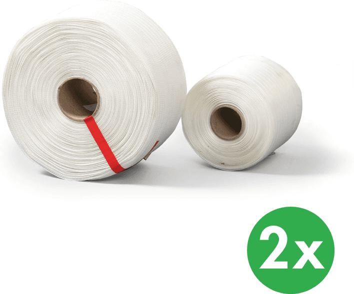B2B Partner Baliaca PES páska priečne pletená 25 mm x 500 m, 2 ks