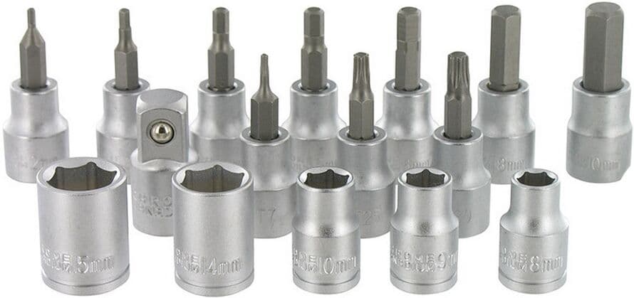 Var llaves vaso 3/8 para dinamometrica herramientas bicicleta  (UNICA)