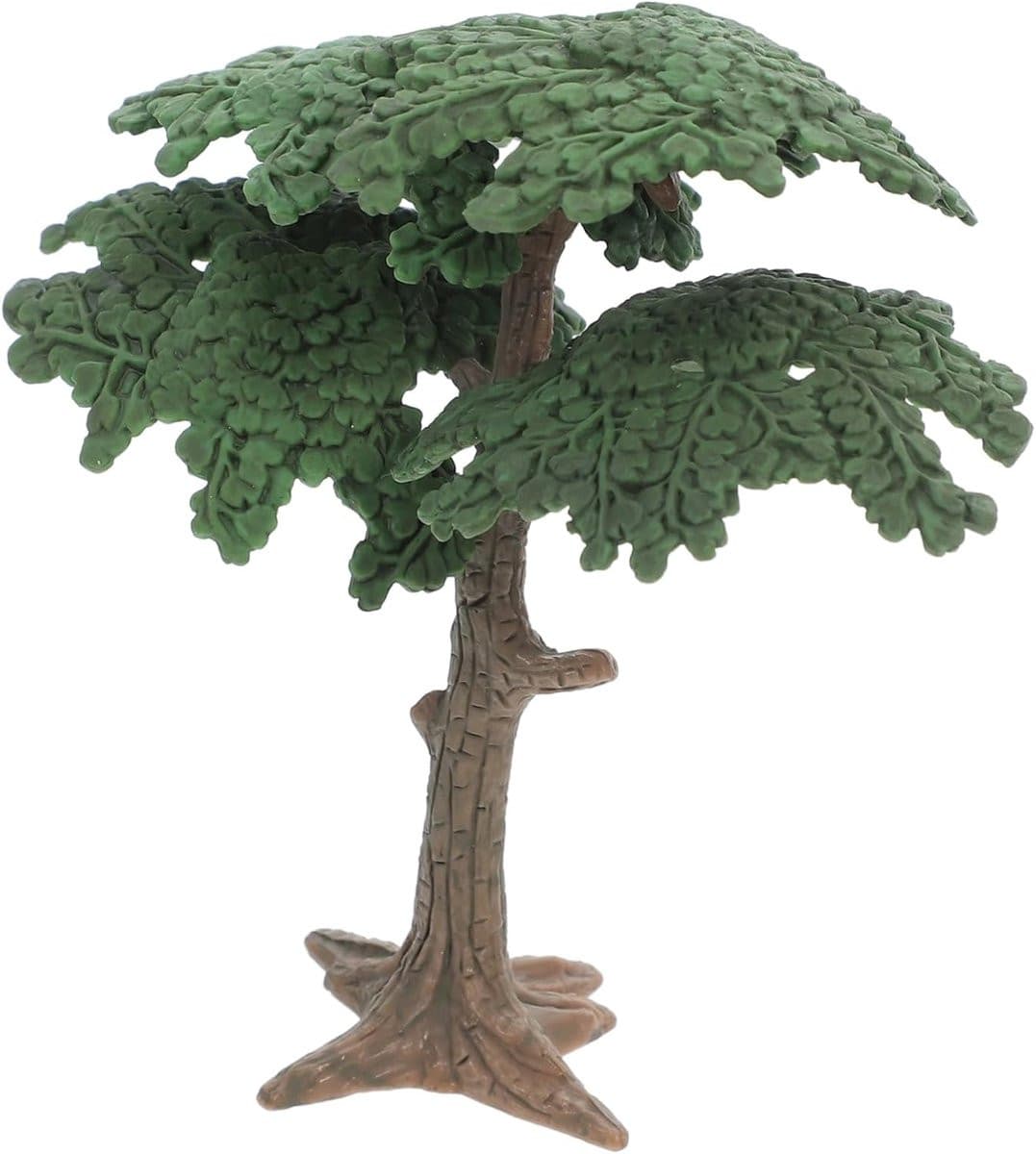 Groene Kunstplant Aquarium Nep Boom Onderwater Decoratie B/D/H: 5,5 x 9,5 x 5,5 cm
