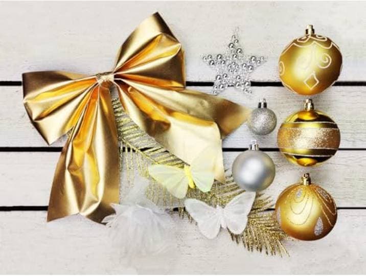 LAALU Weihnachtsbaumschmuck-Set EDELGLANZ 100-teilig für Weihnachtsbäume 120–210 cm inkl. Aufbewahrungsbox