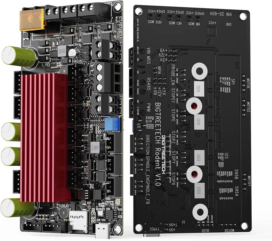 BIGTREETECH Rodent Motherboard Onboard ESP32-D0WD MCU TMC2160 Support WIFI PWM RS485 Upgrade For FluidNC NEMA23 Stepper Motors