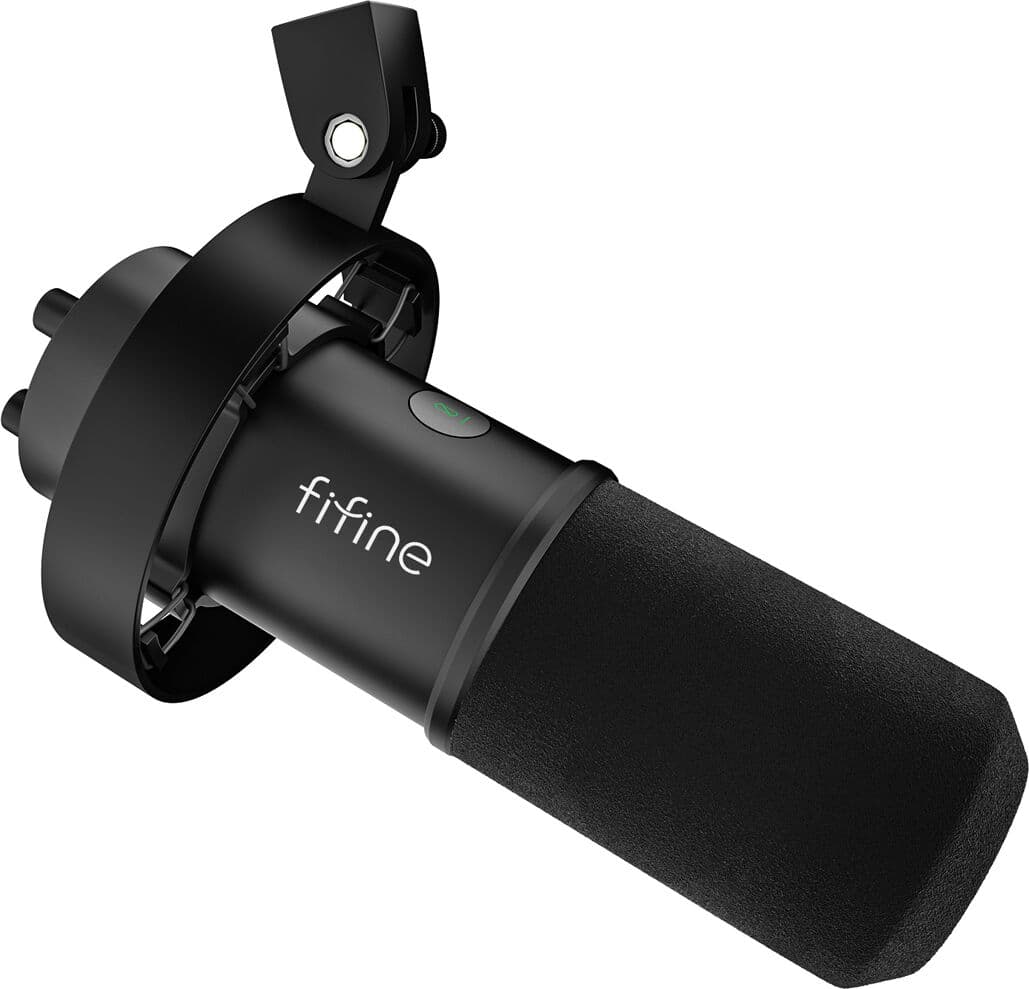 Fifine K688 Usb / Xlr Mikrofon - Dynamisk Mikrofon - Svart