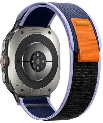 Everyday Crate XDfind Samsung Galaxy Watch Ultra Band Nylon Hook And Loop Watch Strap Adjustable Sport Wristband midnight Blue