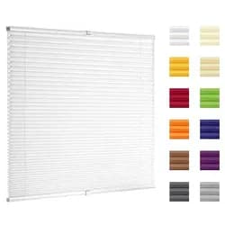 Plissee, Plissees, Farbe weiss, günstig auf Maß oder in Standardgrößen