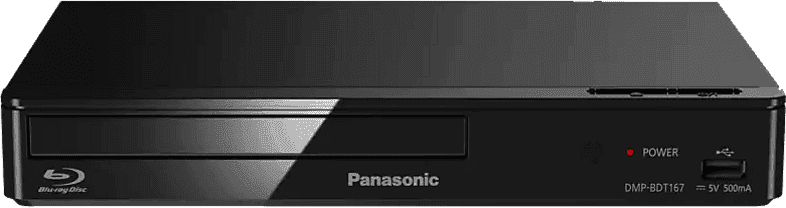 Reproductor de Blu-ray - Panasonic DMP-BDT167AG, 1920 x 1080 píxeles, Negro
