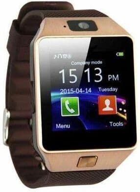 All Categories Goods Waterproof Bluetooth Smart Watch With Camera, Phone Mate For Samsung, IPhone, Android brown