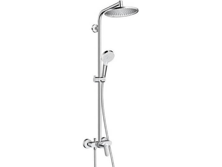 Hansgrohe Crometta S 240 opbouw regendoucheset – zonder thermostaat – Ø24 cm hoofddouche – 2-standen handdouche – chroom