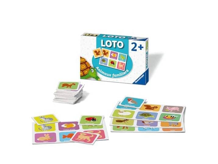Ravensburger - Educatief spel - Loto - Huisdieren - Een eerste educatief spel dat observatie, associatie en geheugen combineert - Vanaf 2 jaar - 24145