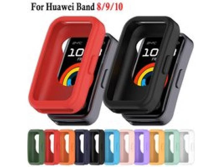Zachte siliconen TPU hoesje voor Huawei Band 10 9 8 Smartwatch band scherm beschermer bumper voor Huawei Band 10 Band 8 9 hoesje shell