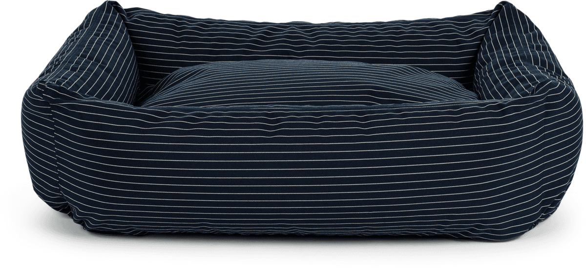 Fossflakes - PetBed Mini 50x45 Navy Pinstripe - (PET-BED-050-045-103)