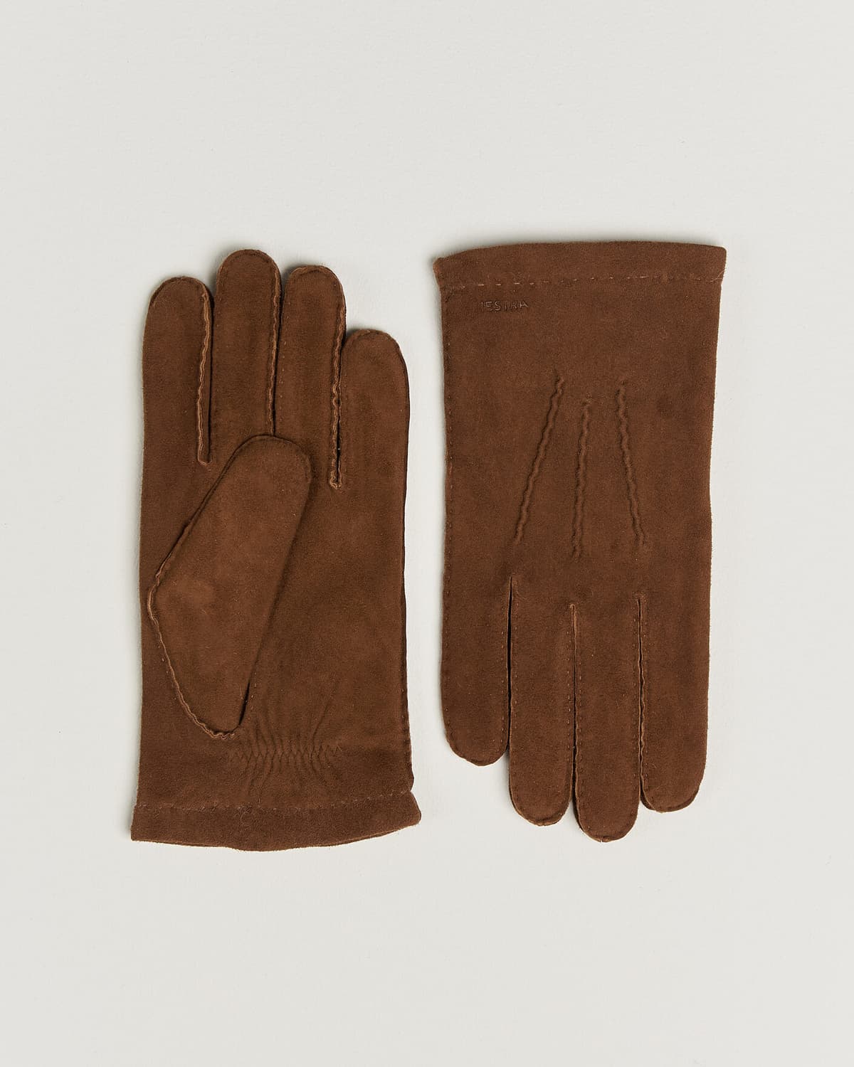 Hestra Arthur Wool Lined Suede Glove Whiskey men 8 Brun