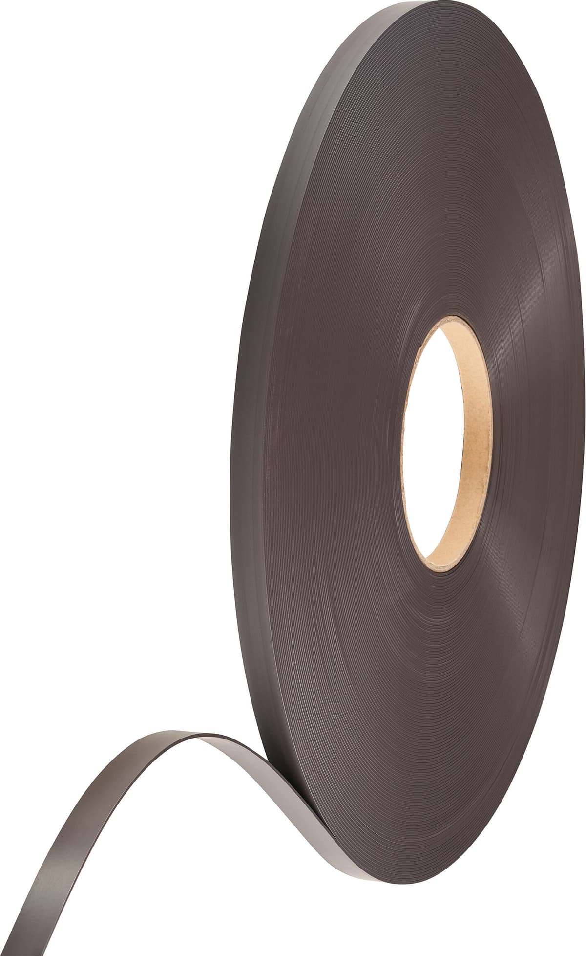 HMT Cinta magnética sin adhesivo 20 mm   200 m   1 mm, ferrita, negro