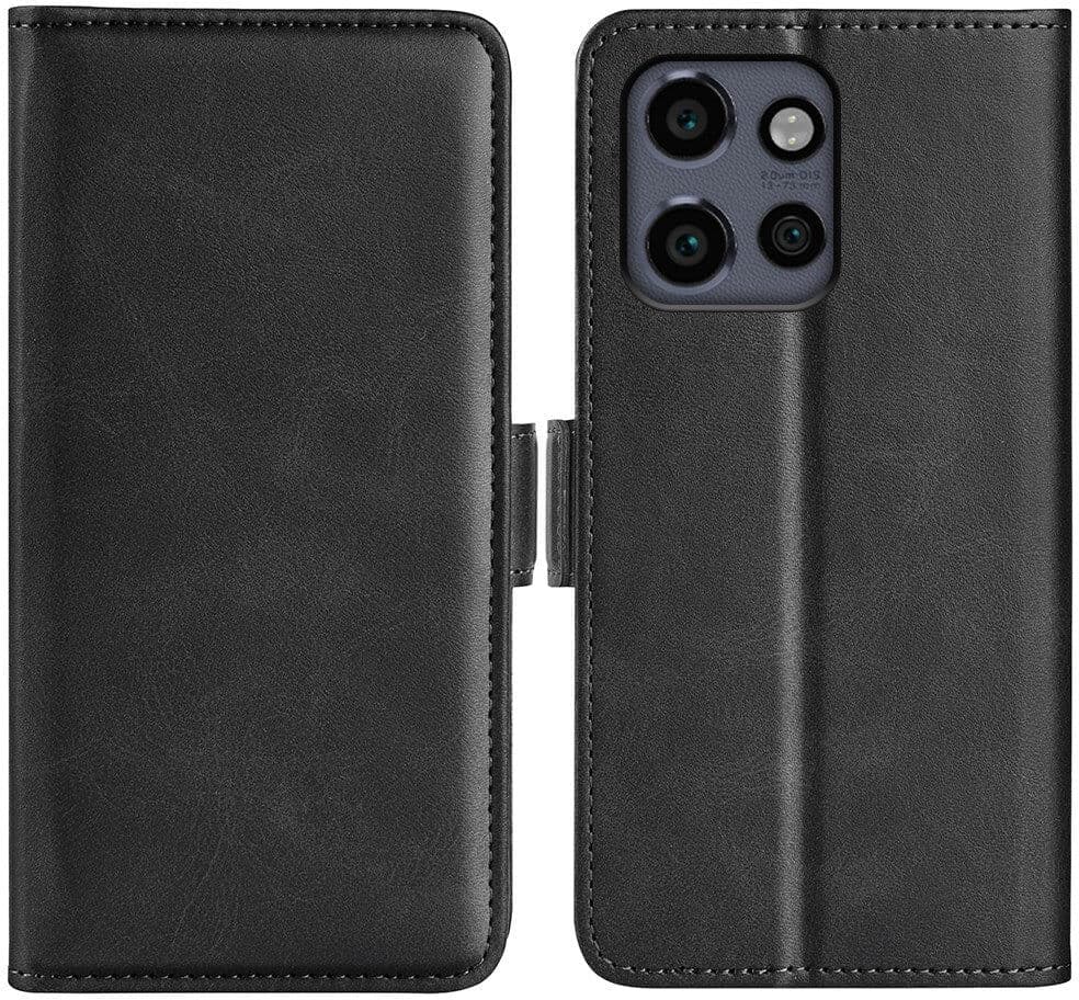 EIDERWOOD Motorola Edge 50 Neo Wallet Flip Læder Cover m. Pung - Sort