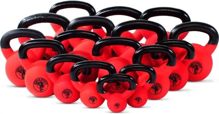 Gorilla Sports Kettlebell GS Vinyl 2-32kg - 3kg