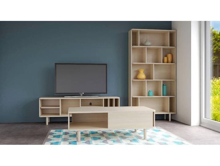 Couchtisch WOODMAN Malic , beige, B:125cm H:40cm T:62cm, Tische, Couchtisch, Breite 125 cm, FSC-zertifiziert