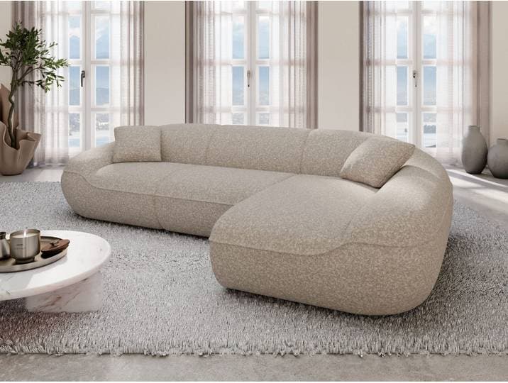 Ecksofa Solmare L-Form aus Stoff