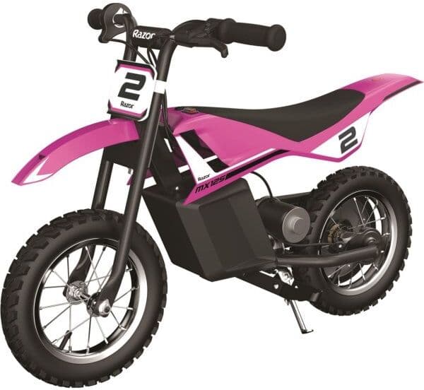 Razor El-Motorcykel Dirt Rocket Mx125, Lyserød