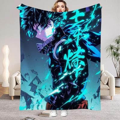 Shop Station My Hero Academia Anime Throw Blanket Soft Flannel Blanket For Kids, Sofa & Bed 4 29.53 39.37 In