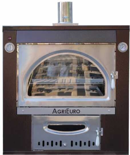 AgriEuro TOP-LINE AgriEuro Maximus 80 Deluxe INC Inox - Einbauholzbackofen - kupferfarben