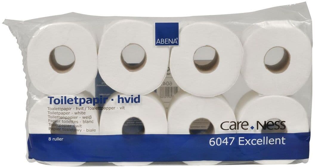 ABENA Toalettpapper 3-lager vit 72/fp