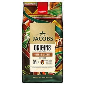 Kaffee Jacobs Krönung Origins Uganda & Kenia, Bohnenkaffee, Intensität 8/10, gemahlen, 1 kg