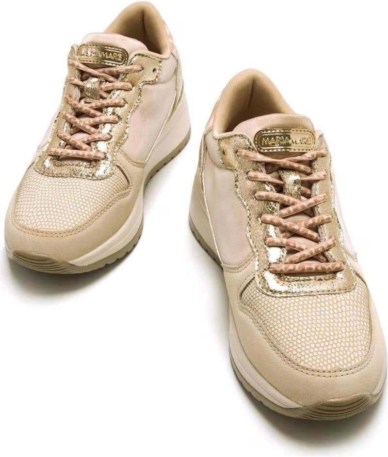 Deportivas De Mujer Maria Mare 63421 Beige 41 Mujer