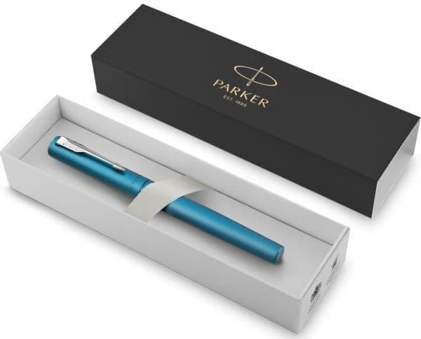 Parker Vector Xl Metallic Teal Fyldepen   M