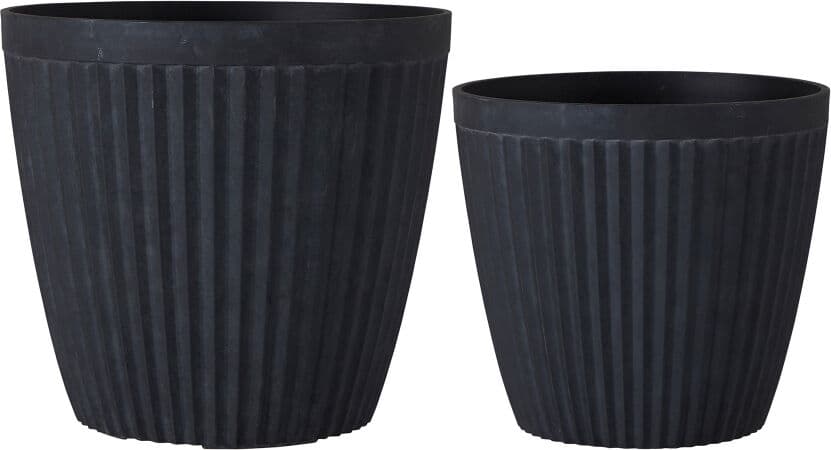 Wikholm Form Admira Kruka 2-Pack Svart
