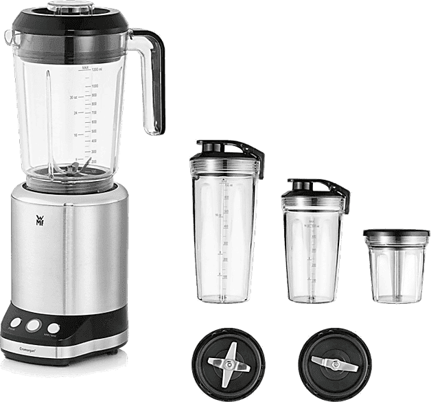 Batidora de vaso - WMF Kult X, 1.2L, 900W, Multifunción, Plata