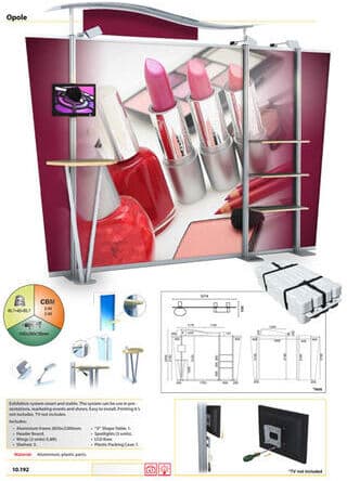 Painel expositor Opole