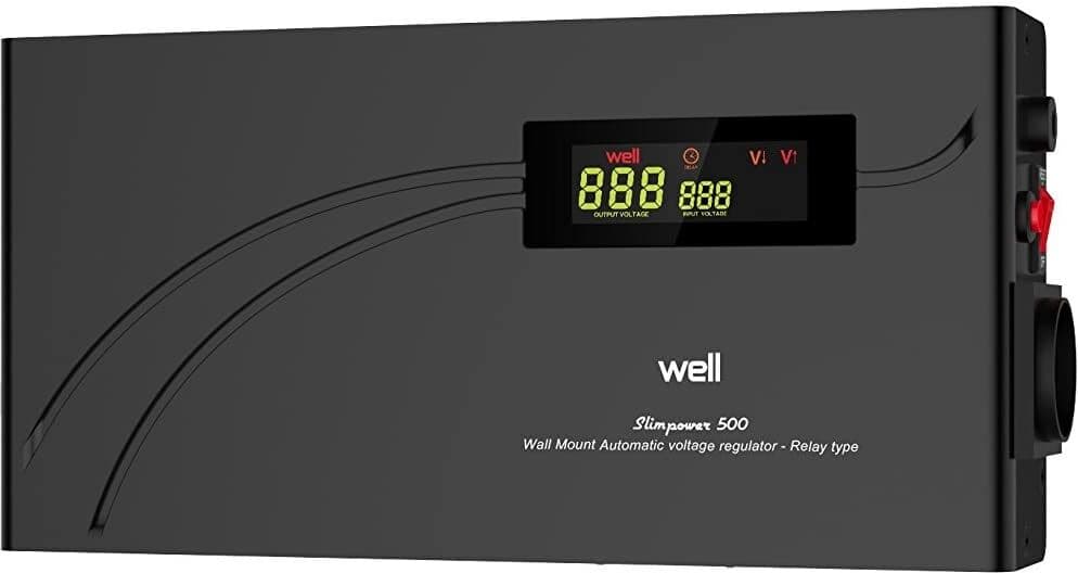 Estabilizador Automático de Voltaje 500VA/300W - WELL