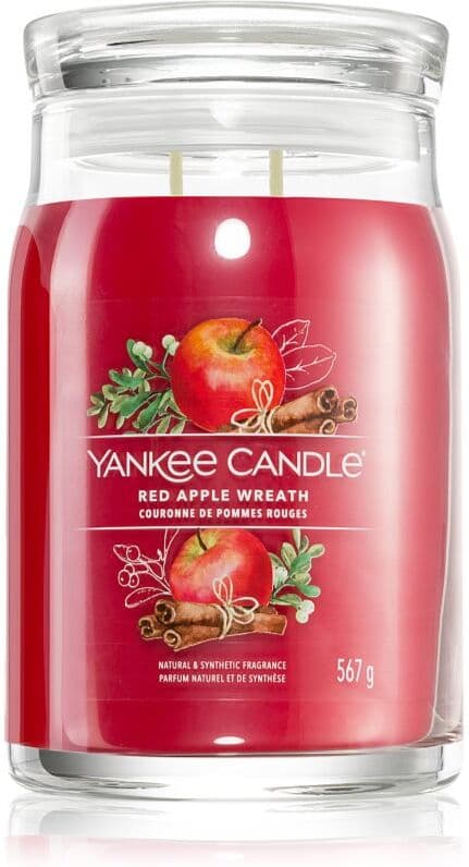 Yankee Candle Red Apple Wreath αρωματικό κερί 567 γρ