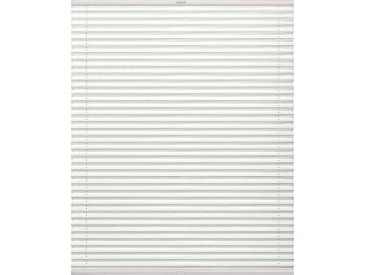 Plissee INDEKO simple, mit Bohren, Lichtschutz, nach Maß , weiß (weiß, weiß), B:106cm H:170cm, Obermaterial: 94% Polyester, 6% sonstige Fasern, Plissees, Plissee, nach Maß