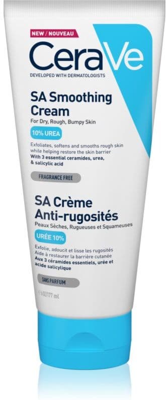 CeraVe SA Fugtgivende blødgørende creme til tør og meget tør hud 177 ml