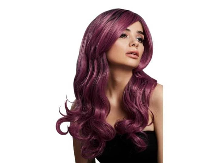 Fever Pruik Khloe True Blend Mauve Bruin